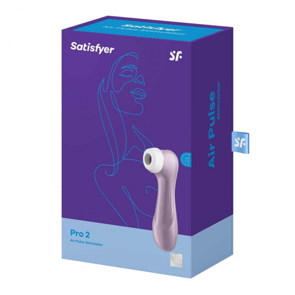 Секс игрушки - Вакуумный стимулятор клитора Satisfyer Pro 2, сиреневый 8