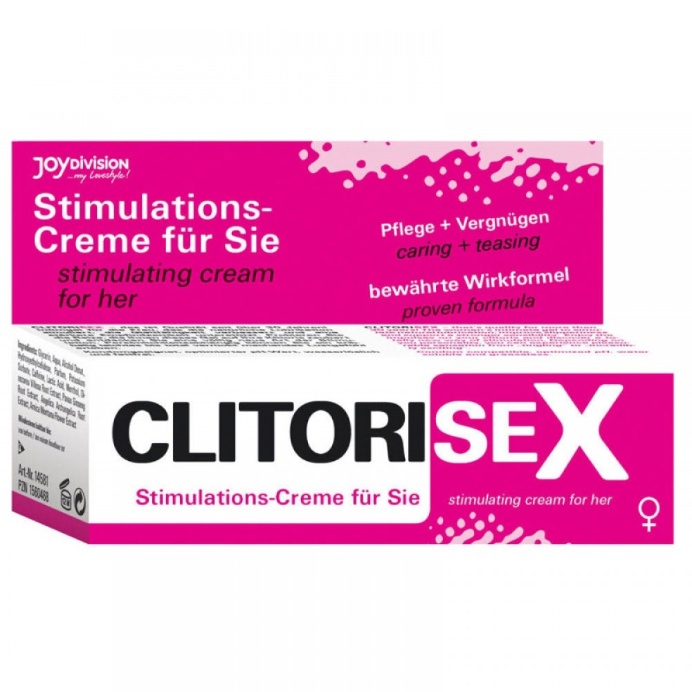 Лубриканты - Возбуждающий крем для клитора CLITORISEX - Cream, 40 ml