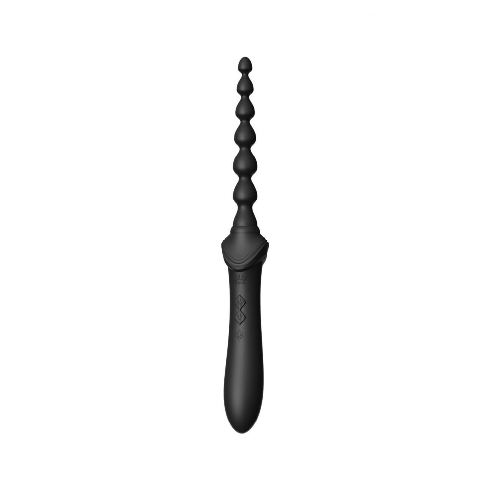 Клиторальный вибратор - Вибратор двухсторонний универсальный BESS2 Obsidian Black 9