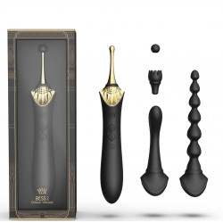 Вибратор двухсторонний универсальный BESS2 Obsidian Black