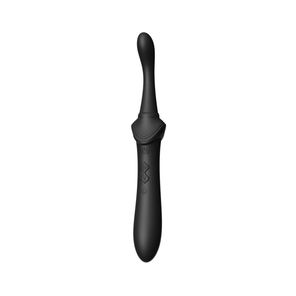 Клиторальный вибратор - Вибратор двухсторонний универсальный BESS2 Obsidian Black 8