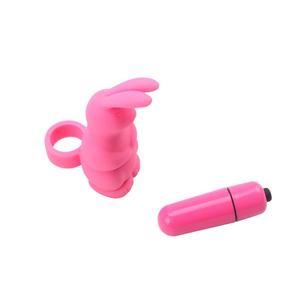 Вибратор - Вибратор на палец Chisa Sweetie Rabbit Pink 2