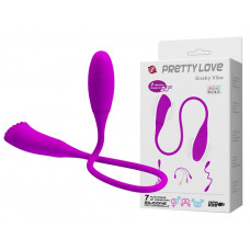Гибкий двусторонний вибратор PRETTY LOVE - Snaky Vibe, BI-014327-2