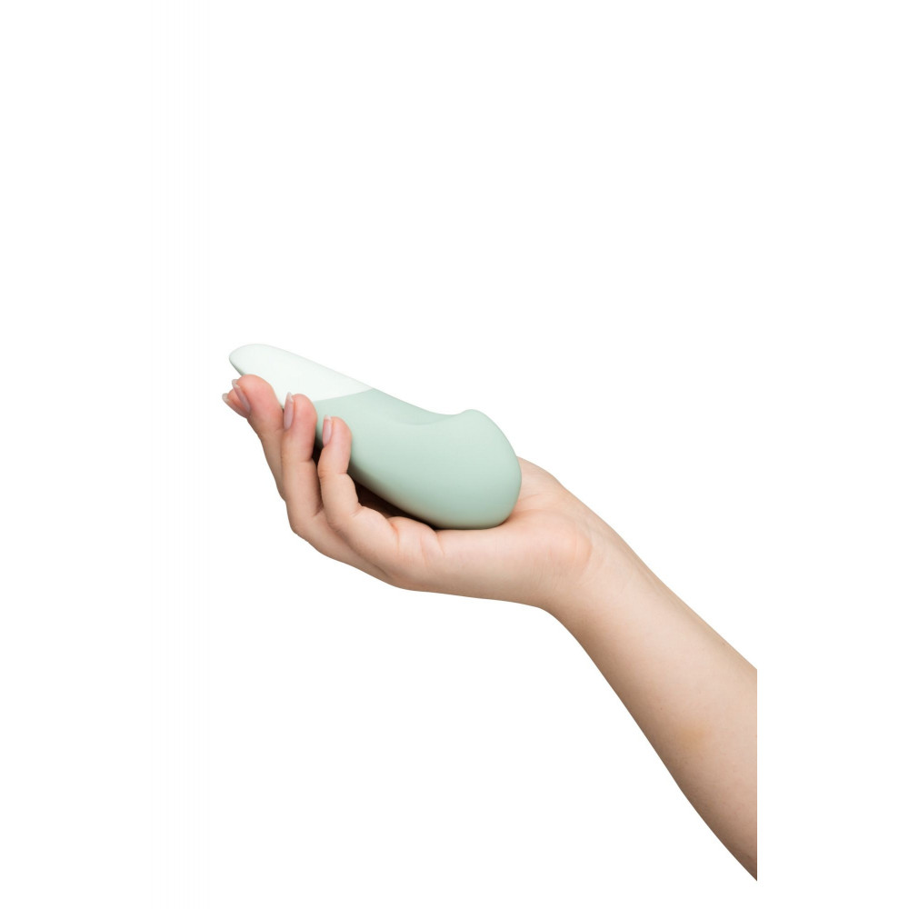 Секс игрушки - Вибратор универсальный бессшумный Womanizer Vibe Sage, мятный 4