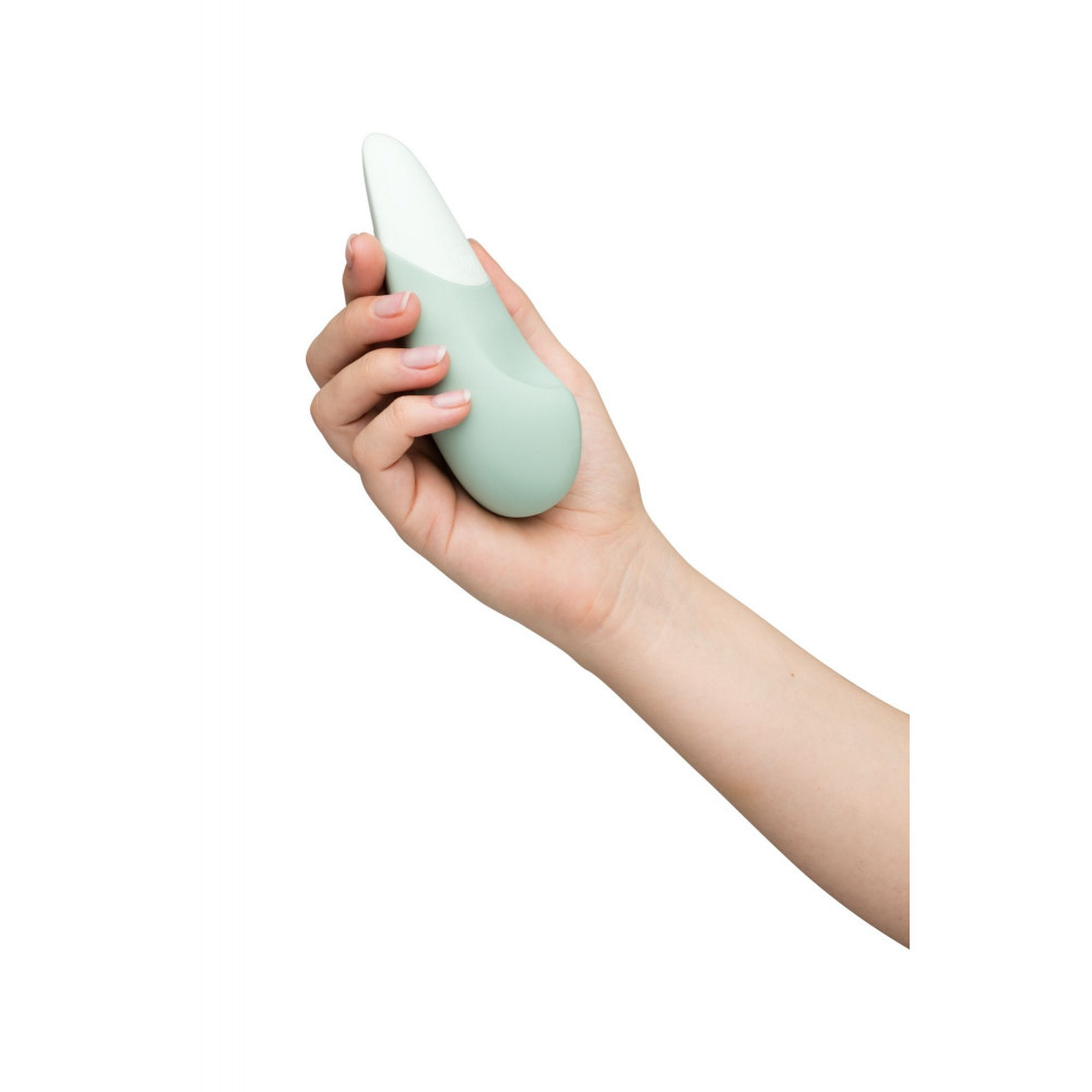 Секс игрушки - Вибратор универсальный бессшумный Womanizer Vibe Sage, мятный 2