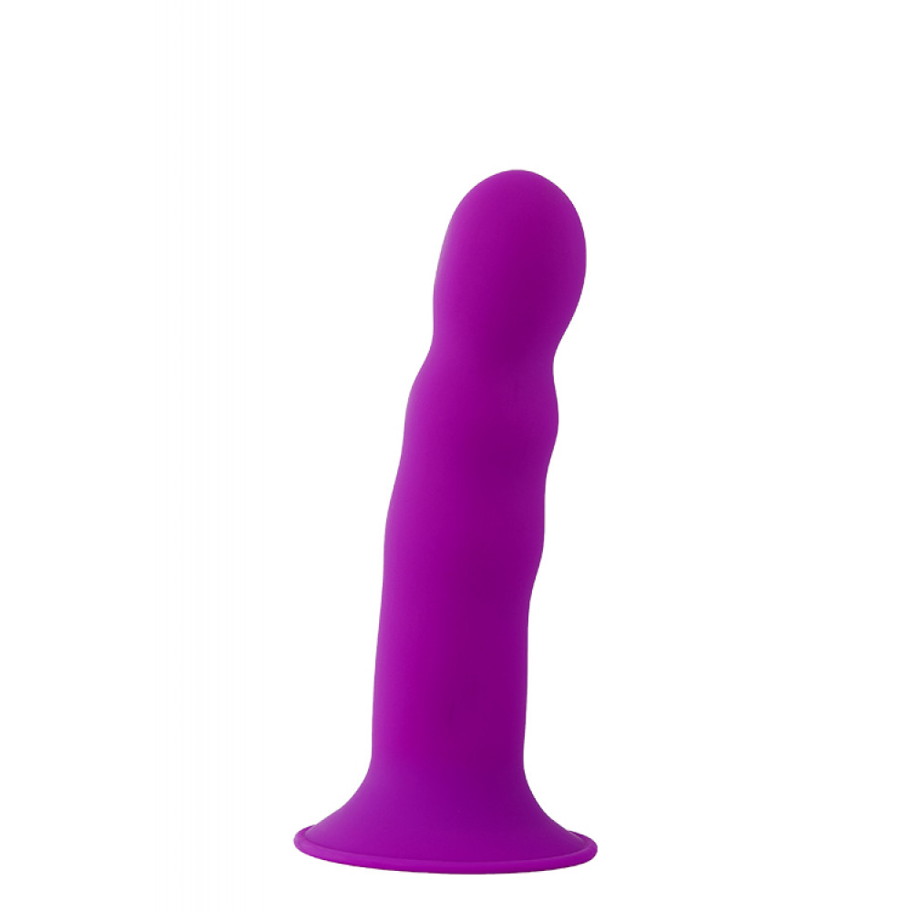Фаллоимитатор - Фаллоимитатор Термоактивный SOLID LOVE RIBBED PURPLE 2