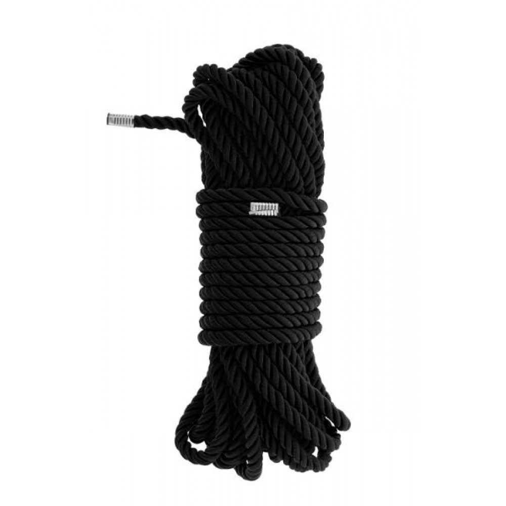 Наручники, веревки, бондажы, поножи - Веревка для бондажа BLAZE DELUXE BONDAGE ROPE 10M BLACK