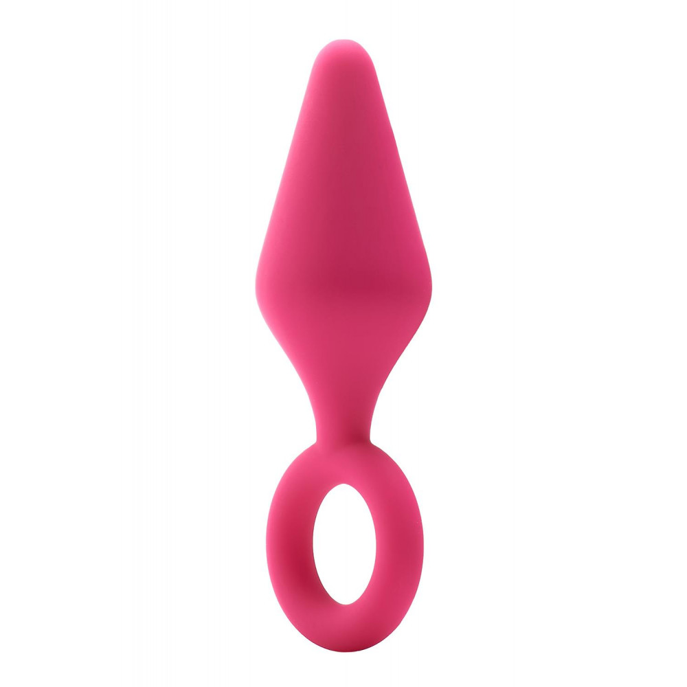 Анальные игрушки - Анальная пробка Dream Toys FLIRTS PULL PLUG SMALL PINK 2
