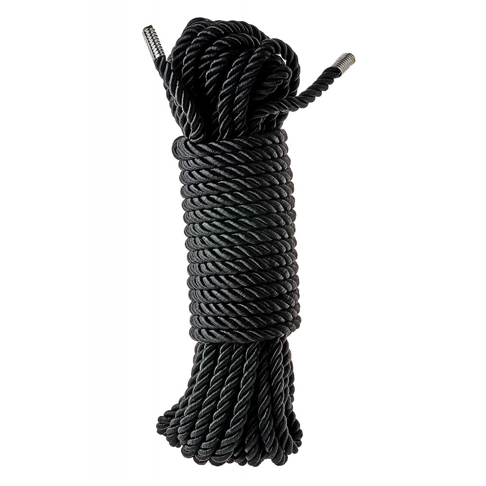 Наручники, веревки, бондажы, поножи - Веревка для бондажа BLAZE DELUXE BONDAGE ROPE 10M BLACK 2