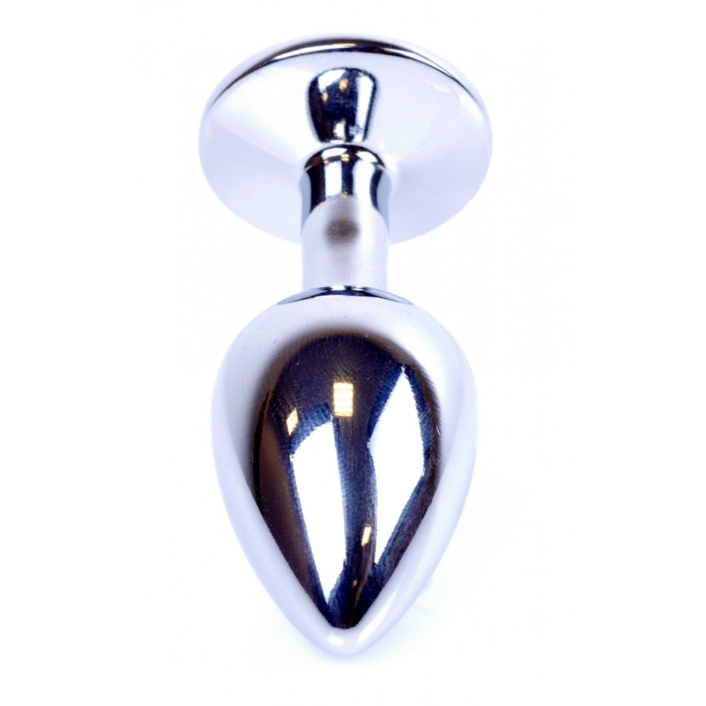 Анальные игрушки - Анальная пробка Boss Series - Jewellery Silver PLUG Light Blue S, BS6400014 3