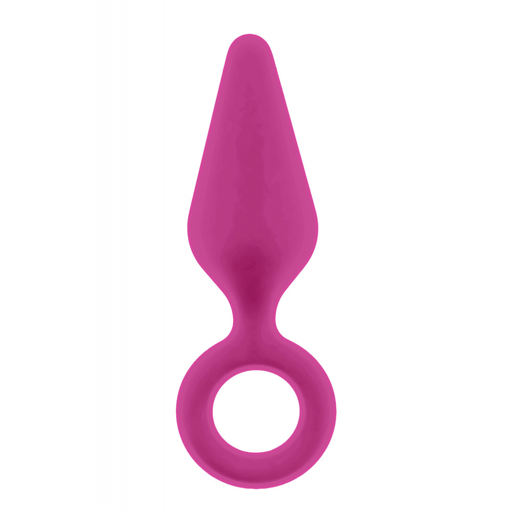 Анальные игрушки - Анальная пробка Dream Toys FLIRTS PULL PLUG SMALL PINK