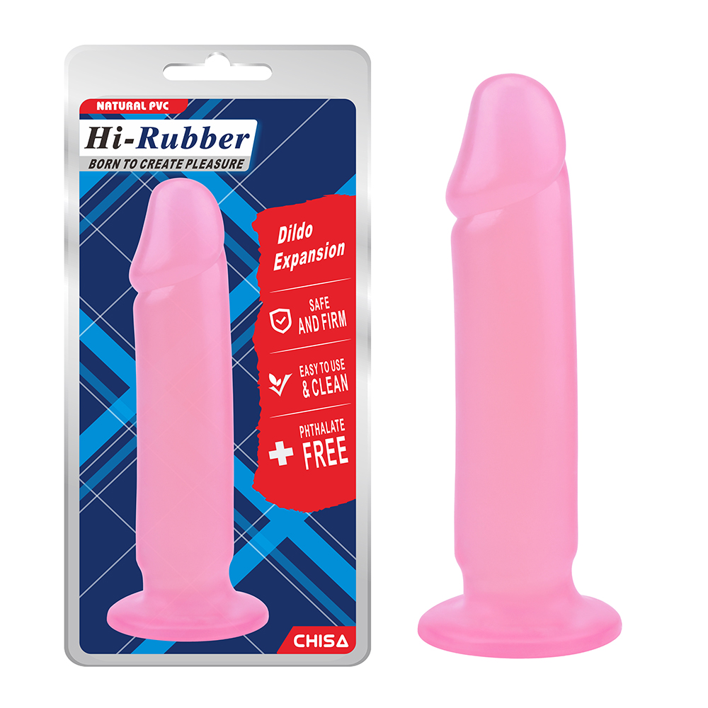 Фаллоимитатор - Фаллоимитатор Chisa Hi-Rubber Dildo Expansion Pink
