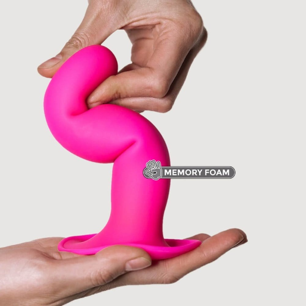 Секс игрушки - Фаллоимитатор термореактивный Adrien Lastic Hitsens 4 на присоске, розовый 1