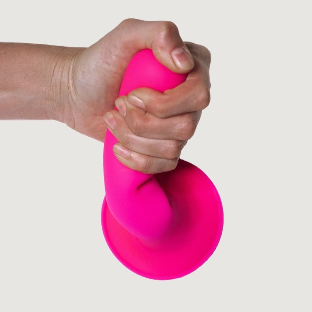 Секс игрушки - Фаллоимитатор термореактивный Adrien Lastic Hitsens 4 на присоске, розовый 2