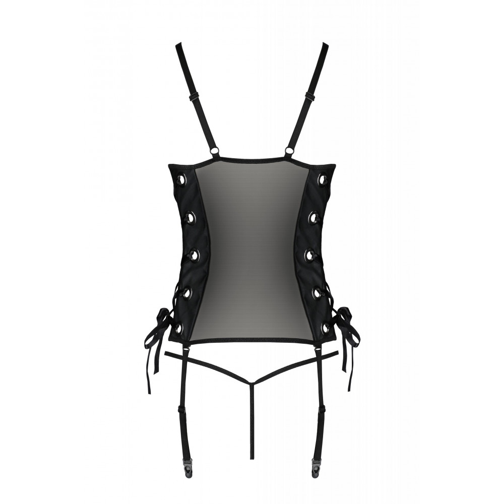 Эротическое белье - Корсет MALWIA CORSET black S/M - Passion 3