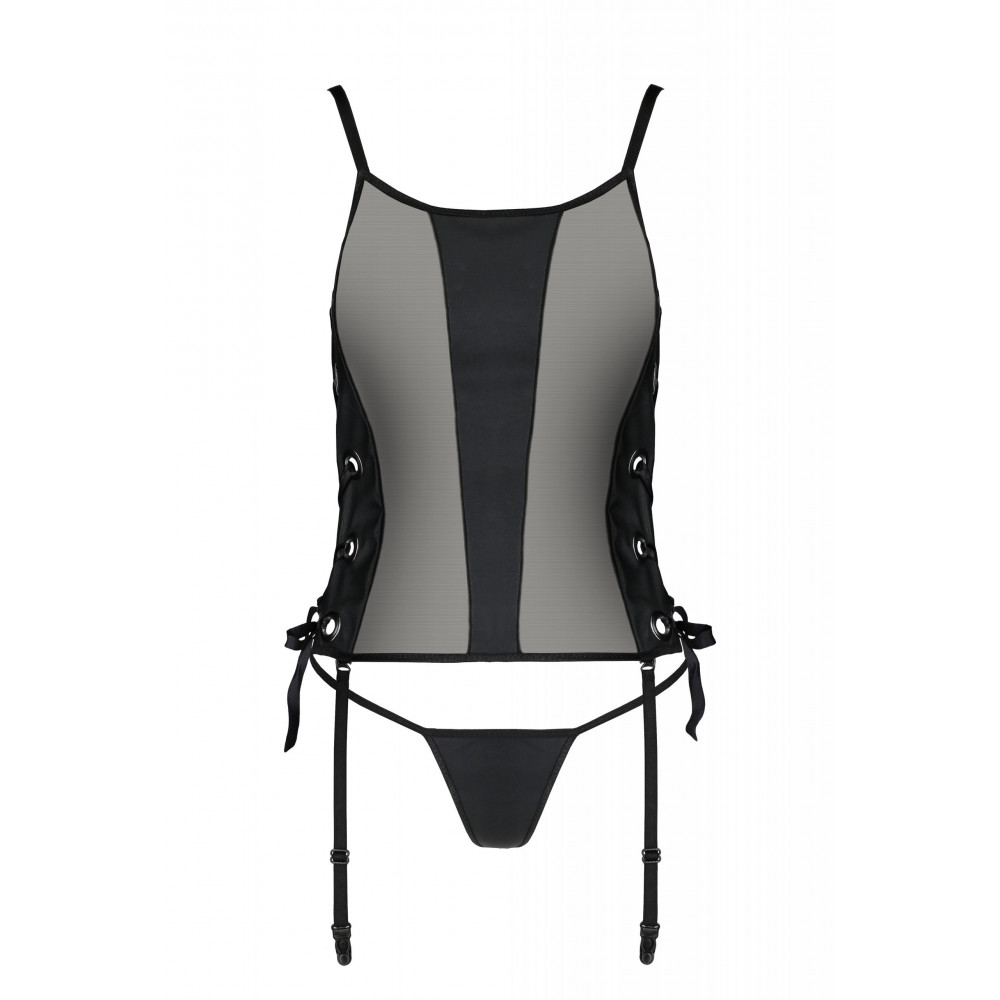 Эротическое белье - Корсет MALWIA CORSET black S/M - Passion 2
