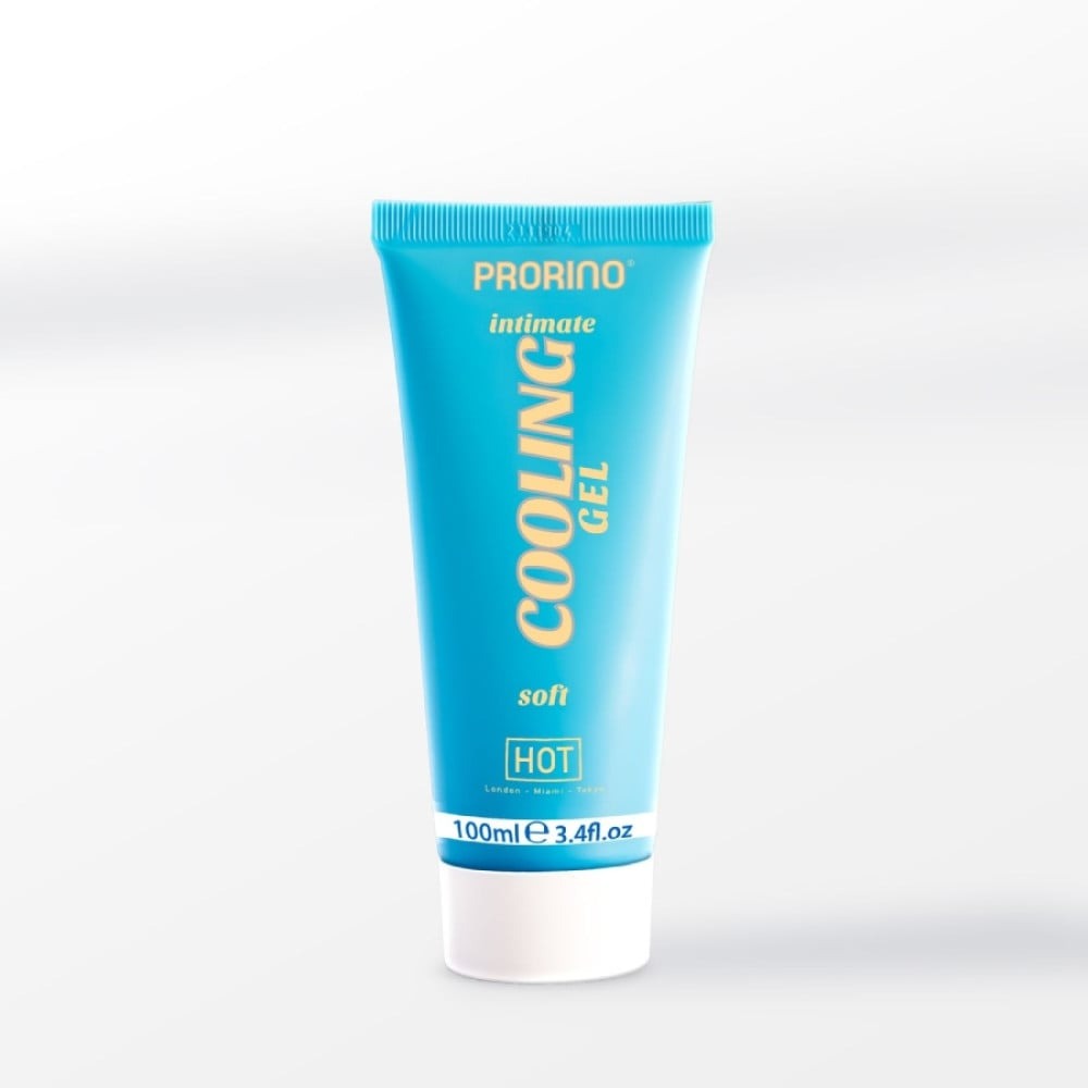 Лубриканты - Лубрикант HOT PRORINO Cooling Gel с эффектом охлаждения, 100 мл 1
