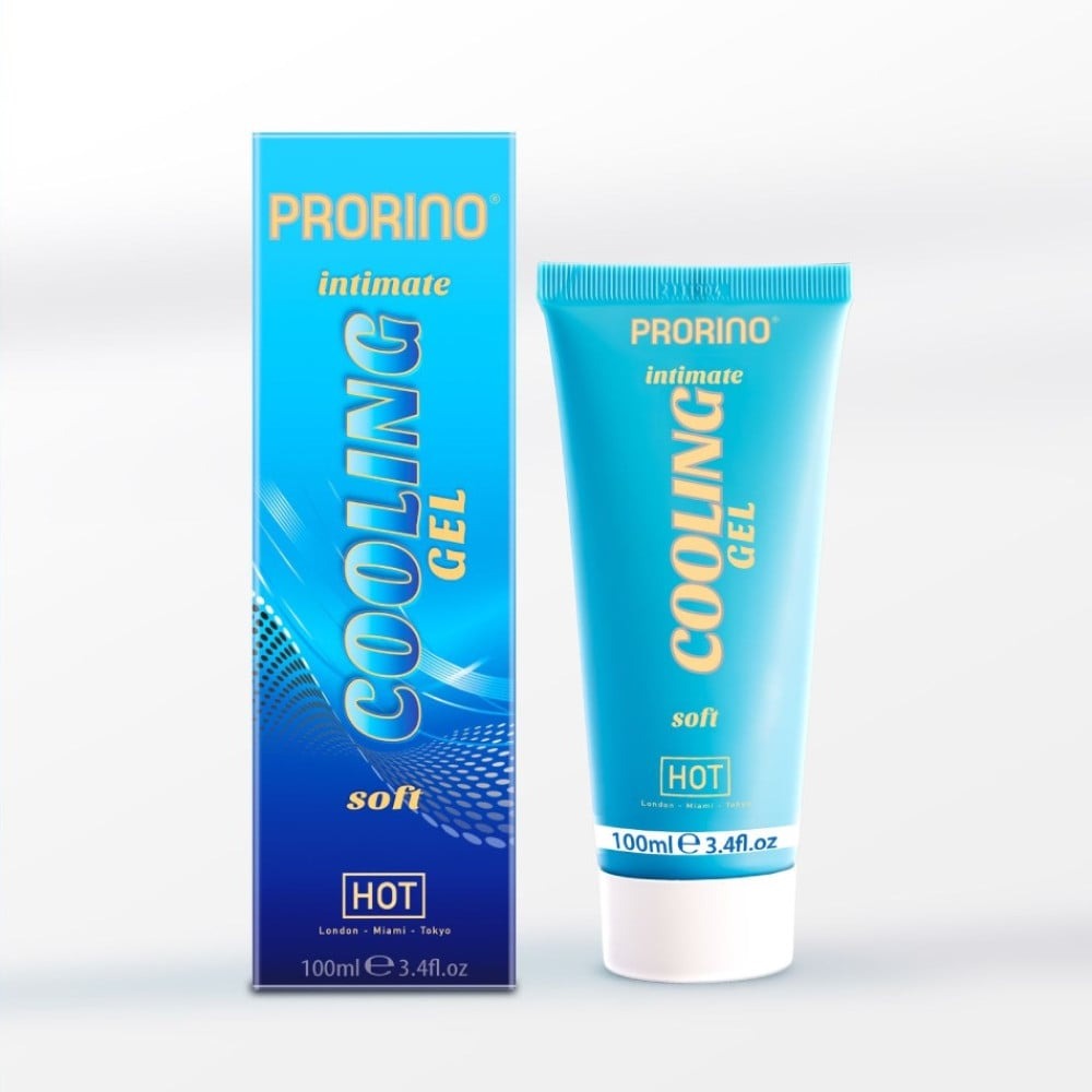 Лубриканты - Лубрикант HOT PRORINO Cooling Gel с эффектом охлаждения, 100 мл