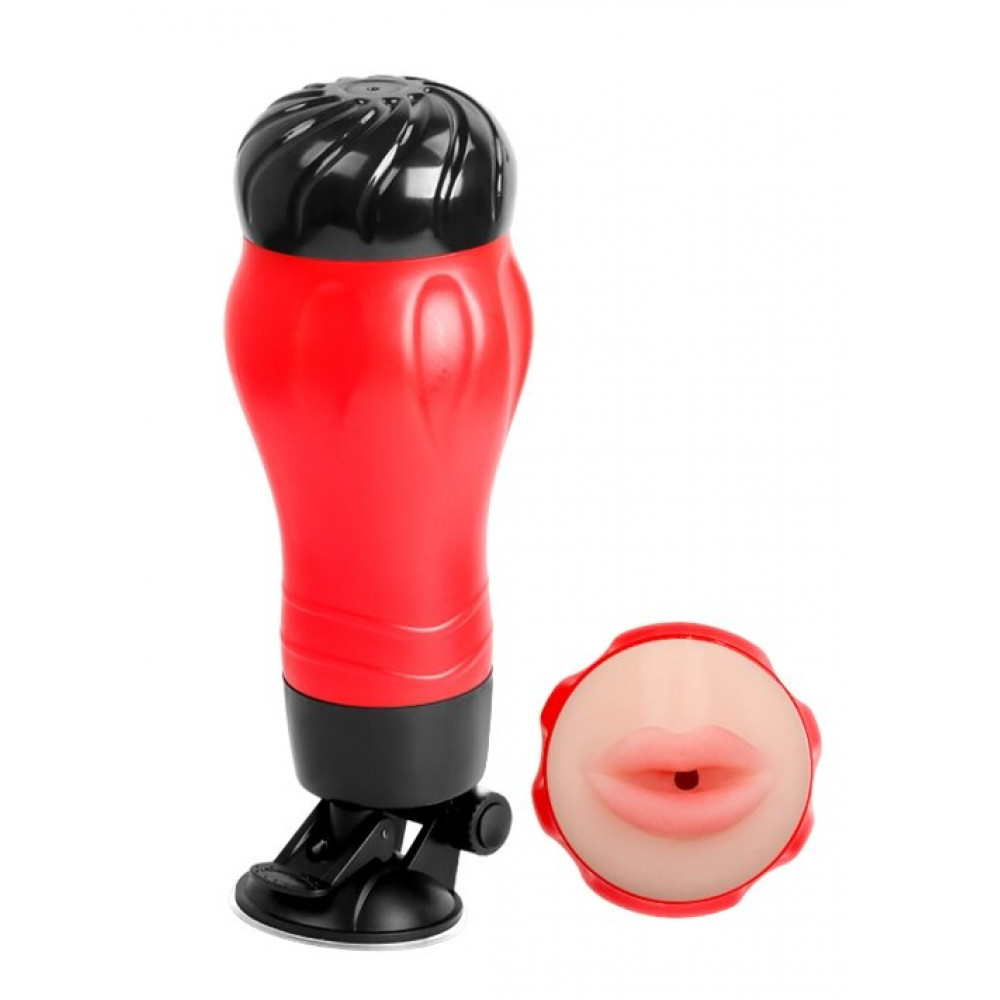 Мастурбаторы вагины - Мастурбатор ротик CRAZY BULL - Flora, BM-00900T47N-2 6