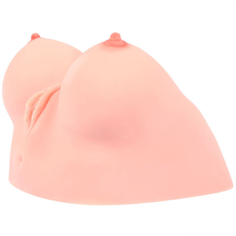 Мастурбаторы с вибрацией - Мастурбатор в форме груди Kokos Juliana Breast с вибрацией 12