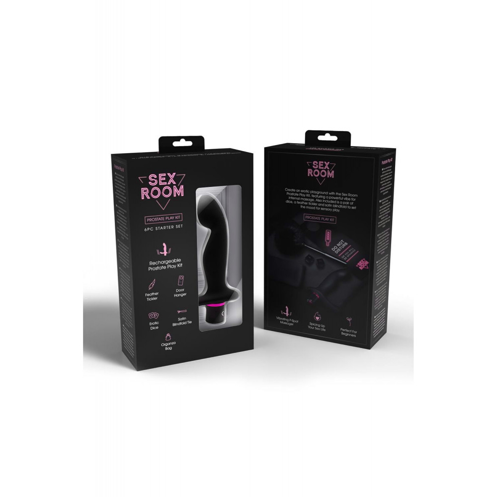 Секс игрушки - Набор для анальных игр Dream Toys Sex Room, 6 предметов, черный/розовый