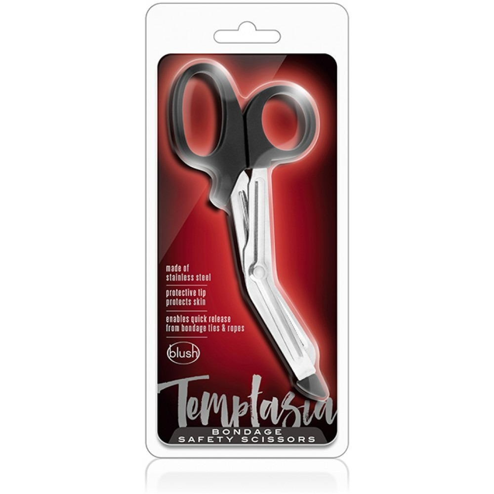 БДСМ игрушки - Ножницы для стрейч ленты TEMPTASIA BONDAGE SAFETY SCISSORS 1