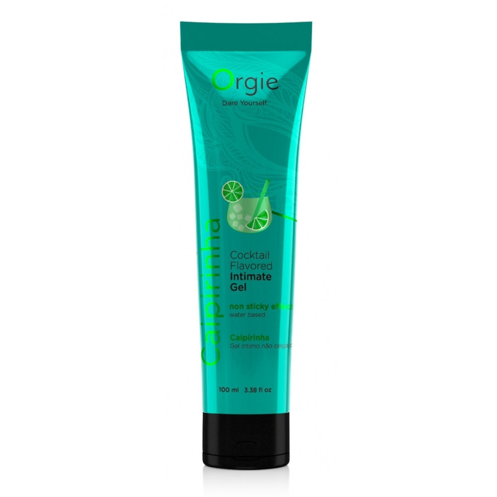 Лубриканты - Оральный лубрикант Orgie Cocktail Flavored Intimate Gel - Caipirinha, 100 ml