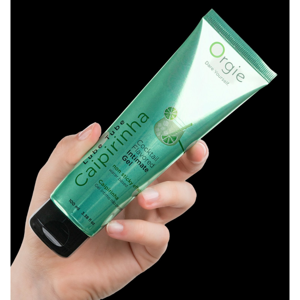 Лубриканты - Оральный лубрикант Orgie Cocktail Flavored Intimate Gel - Caipirinha, 100 ml 2