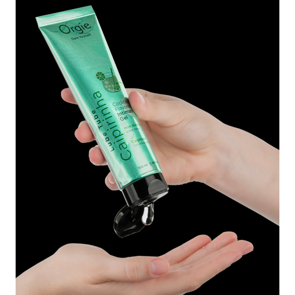 Лубриканты - Оральный лубрикант Orgie Cocktail Flavored Intimate Gel - Caipirinha, 100 ml 1