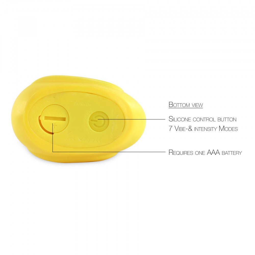 Вибромассажеры - Вибромассажер уточка I Rub My Duckie - Classic Yellow v2.0, скромняжка 1