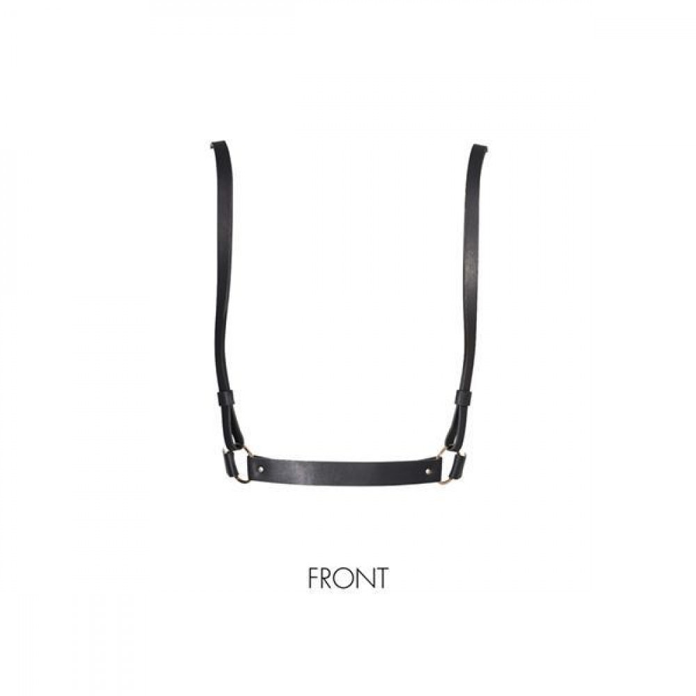 Чокеры, портупеи - Портупея Bijoux Indiscrets MAZE - X Harness Black, экокожа