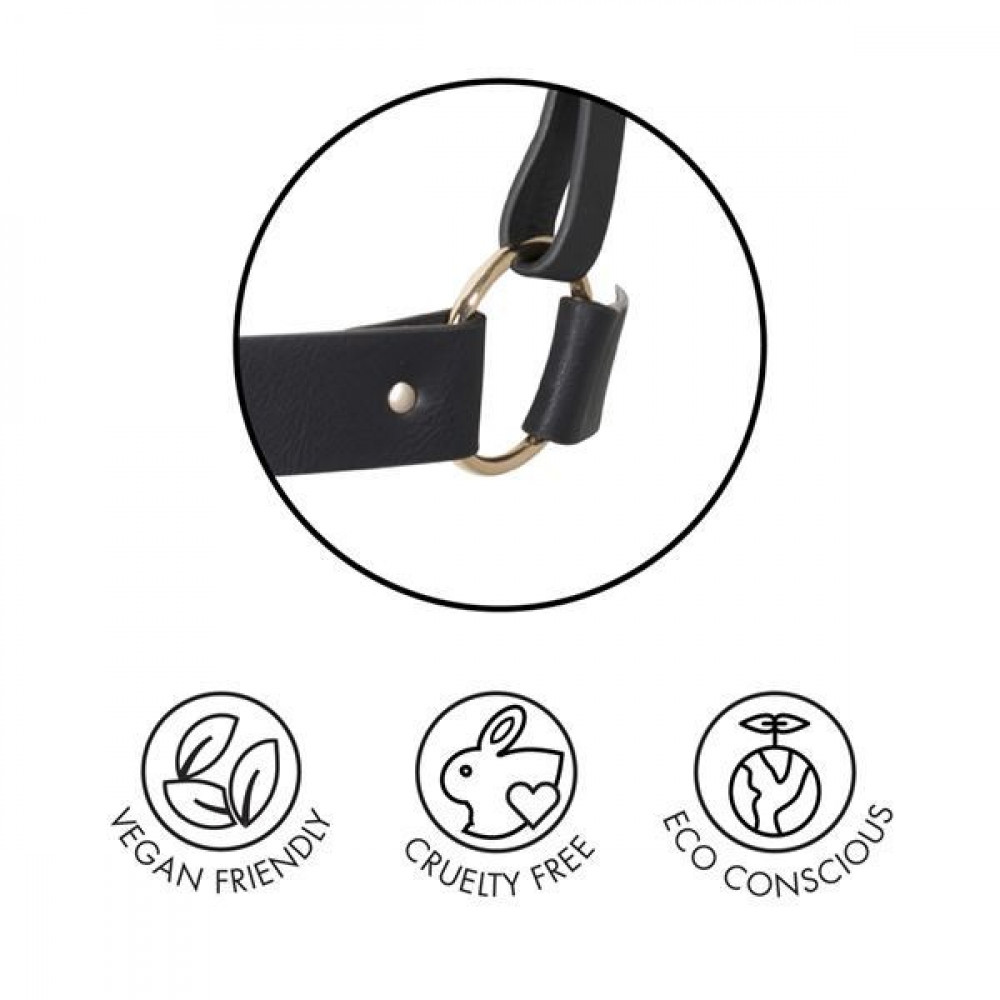 Чокеры, портупеи - Портупея Bijoux Indiscrets MAZE - X Harness Black, экокожа 3