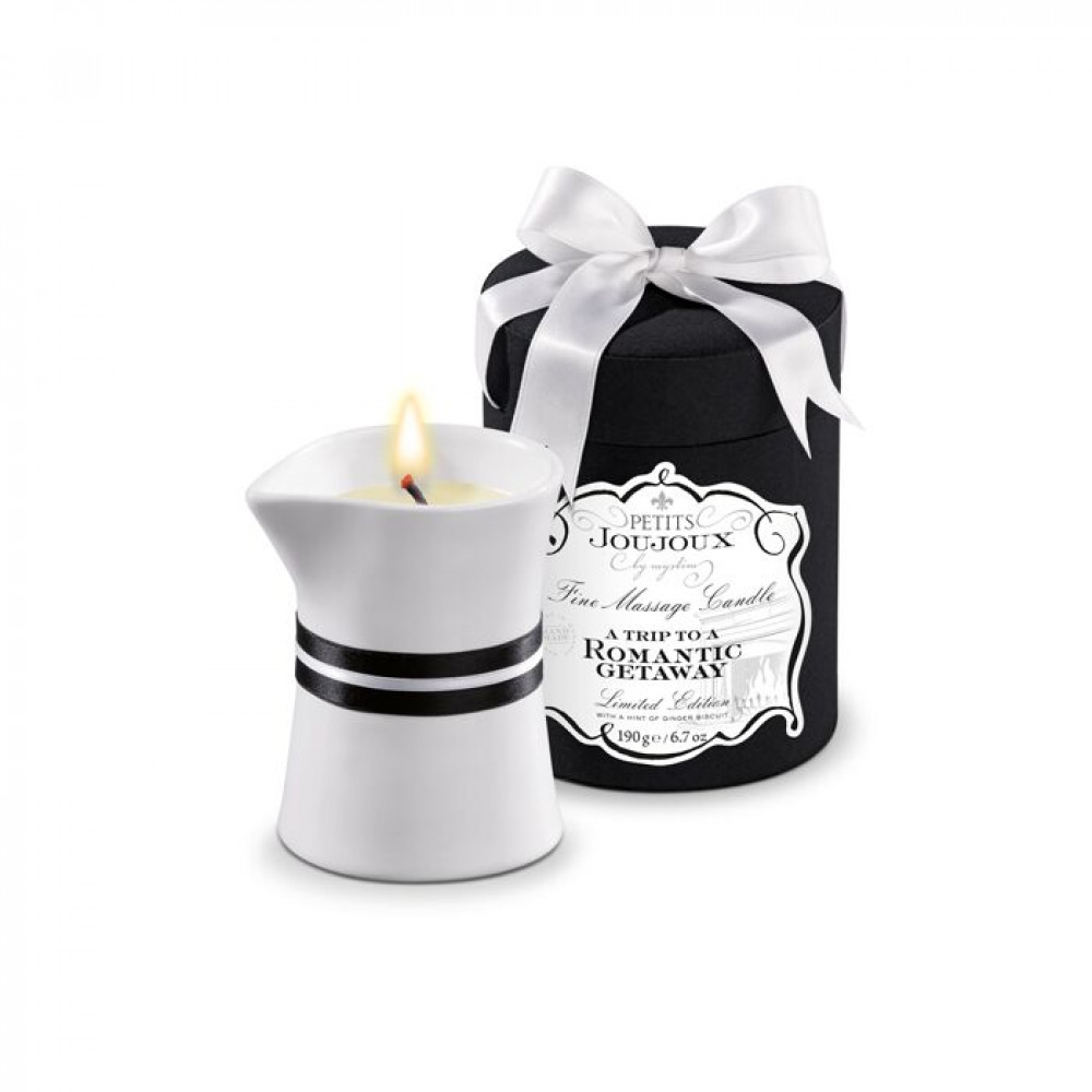 Массажные свечи - Массажная свечa Petits Joujoux - Romantic Getaway - Ginger Biscuit (190 г) роскошная упаковка