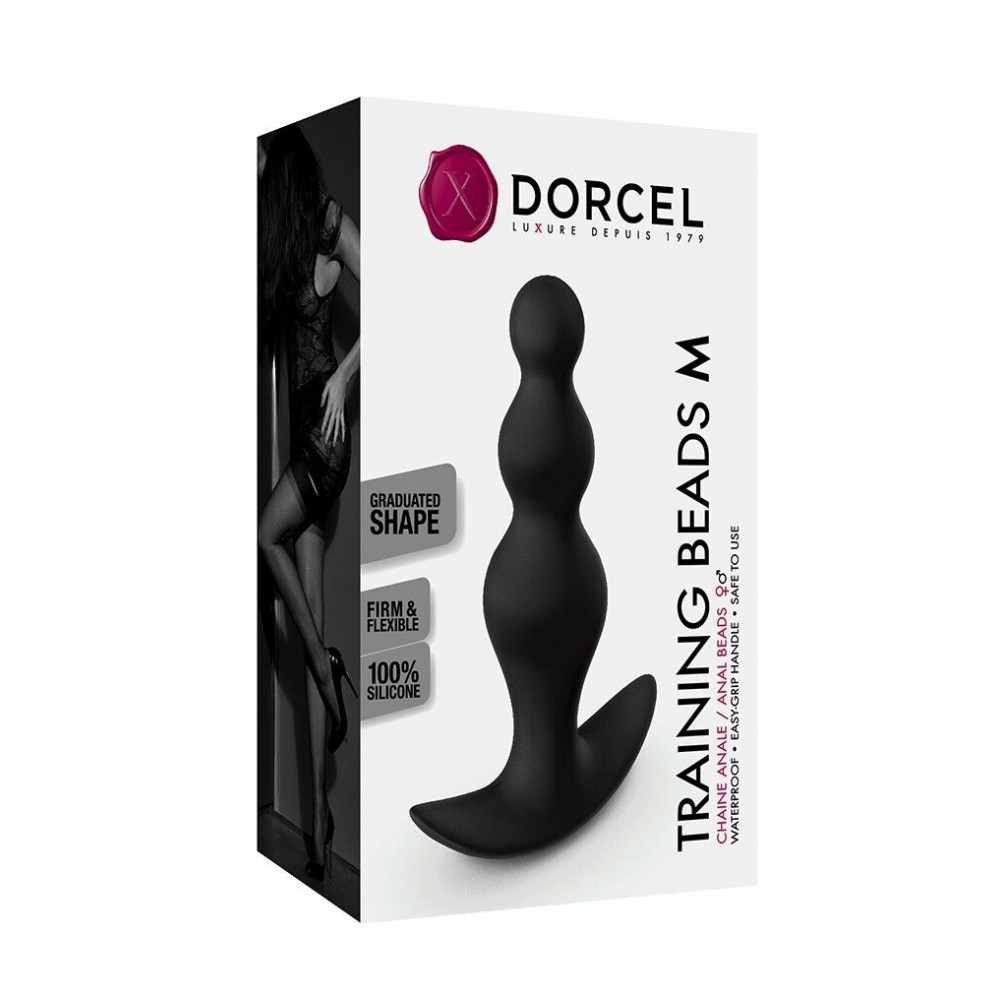 Анальные бусы и цепочки - Анальная цепочка Dorcel TRAINING BEADS M 1