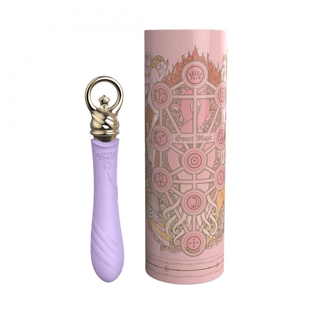 Стимулятор точки G - Вибратор для точки G с подогревом Zalo Sweet Magic - Courage Fantasy Violet 1