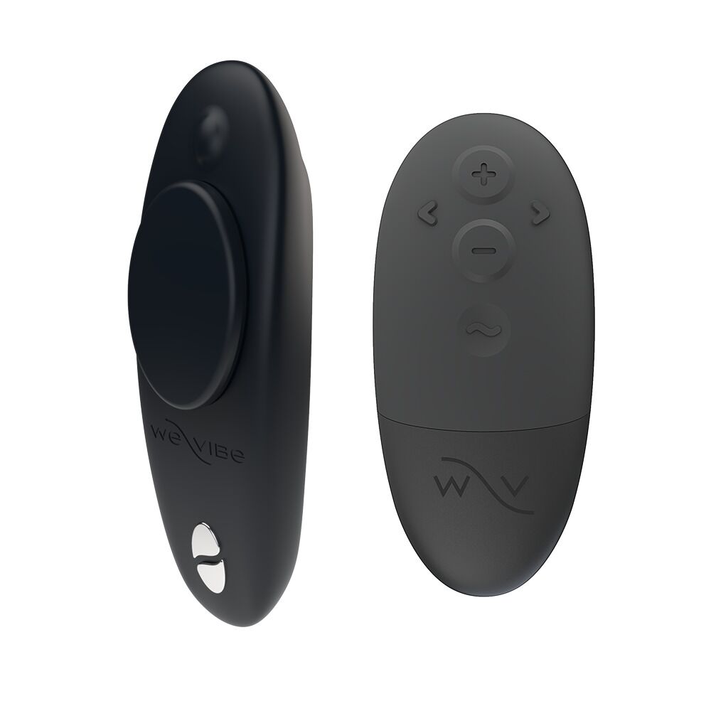 Вибратор - Смарт-вибратор в трусики We-Vibe Moxie+ Satin Black, обновленный пульт ДУ