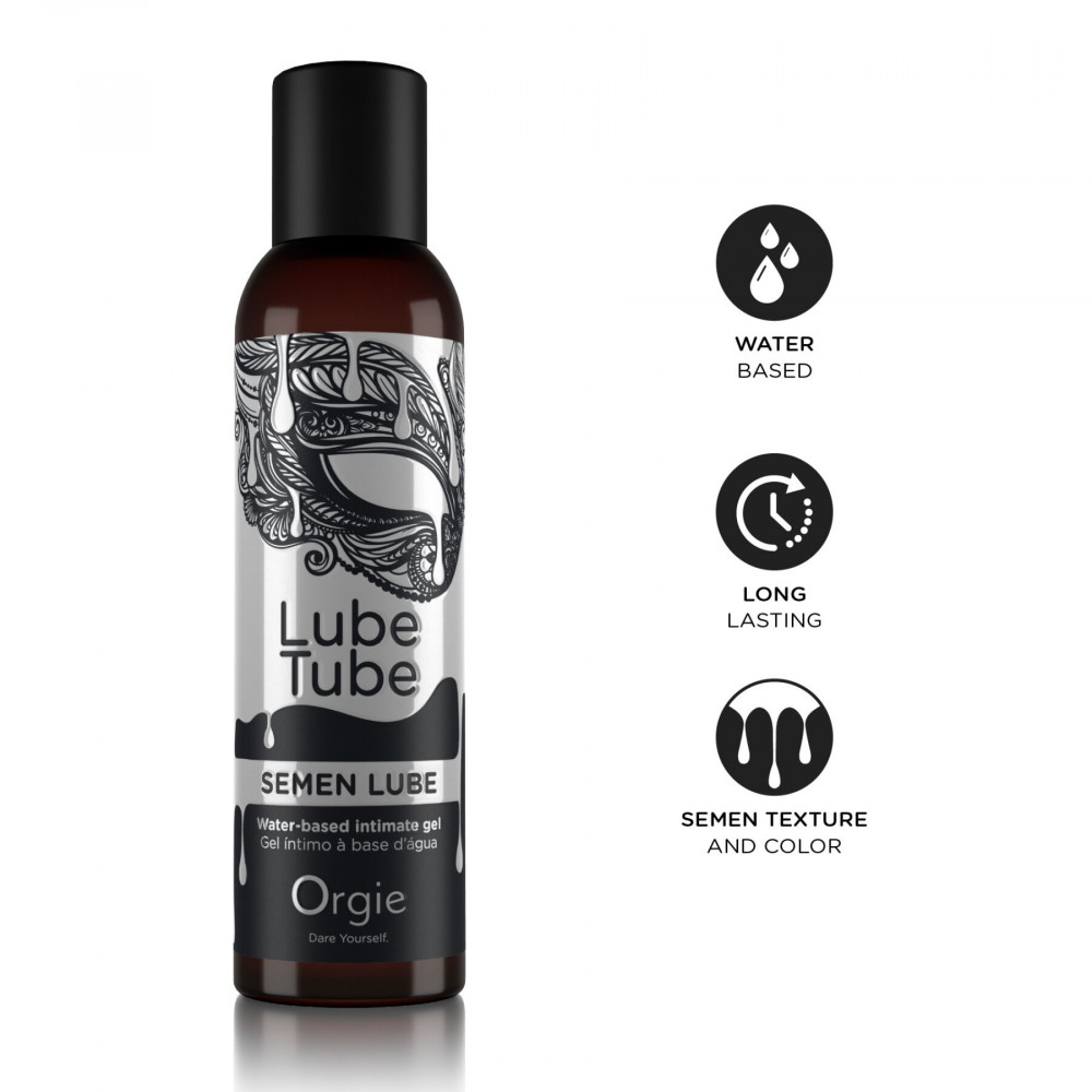 Смазка на водной основе - Лубрикант, имитирующий сперму Orgie - Lube Tube - Semen Lube (150 мл) 2