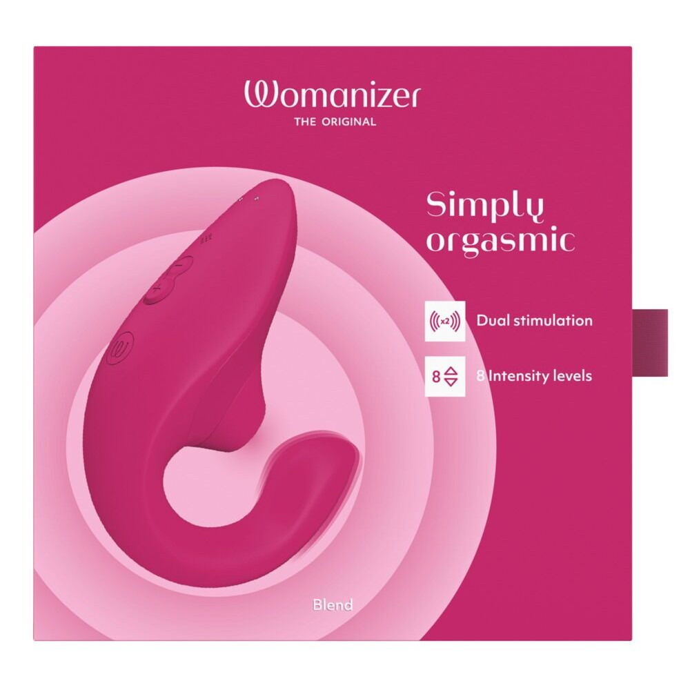Вибраторы вакуумные - Вакуумный клиторальный стимулятор Womanizer Blend Vibrant Pink 6