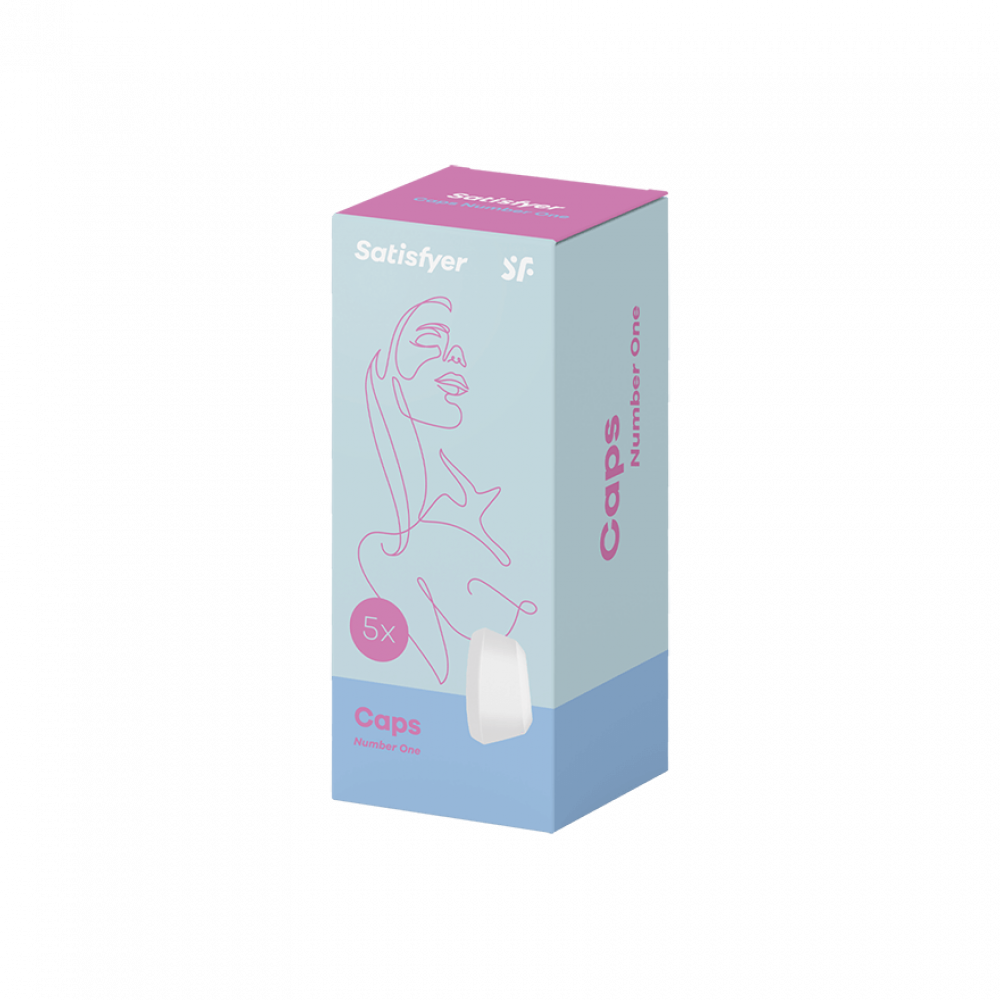 Вибратор - T360909 Сменная насадка на вакуумный стимулятор Satisfyer Number One Climax Tips 1