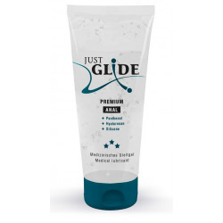 Веганская анальная смазка на силиконовой основе - Just Glide Premium Anal, 200 ml