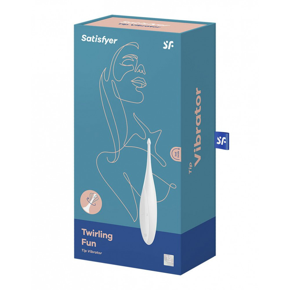 Клиторальный вибратор - Вибратор для клитора Satisfyer Twirling Fun White 1