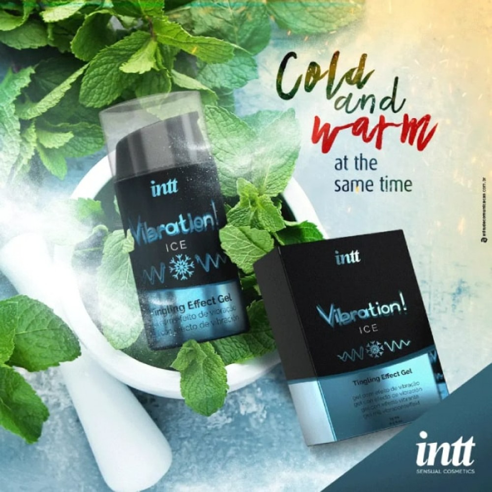 Женские возбудители - Жидкий вибратор Intt Vibration ICE( эффект охлаждения) 15 мл 7