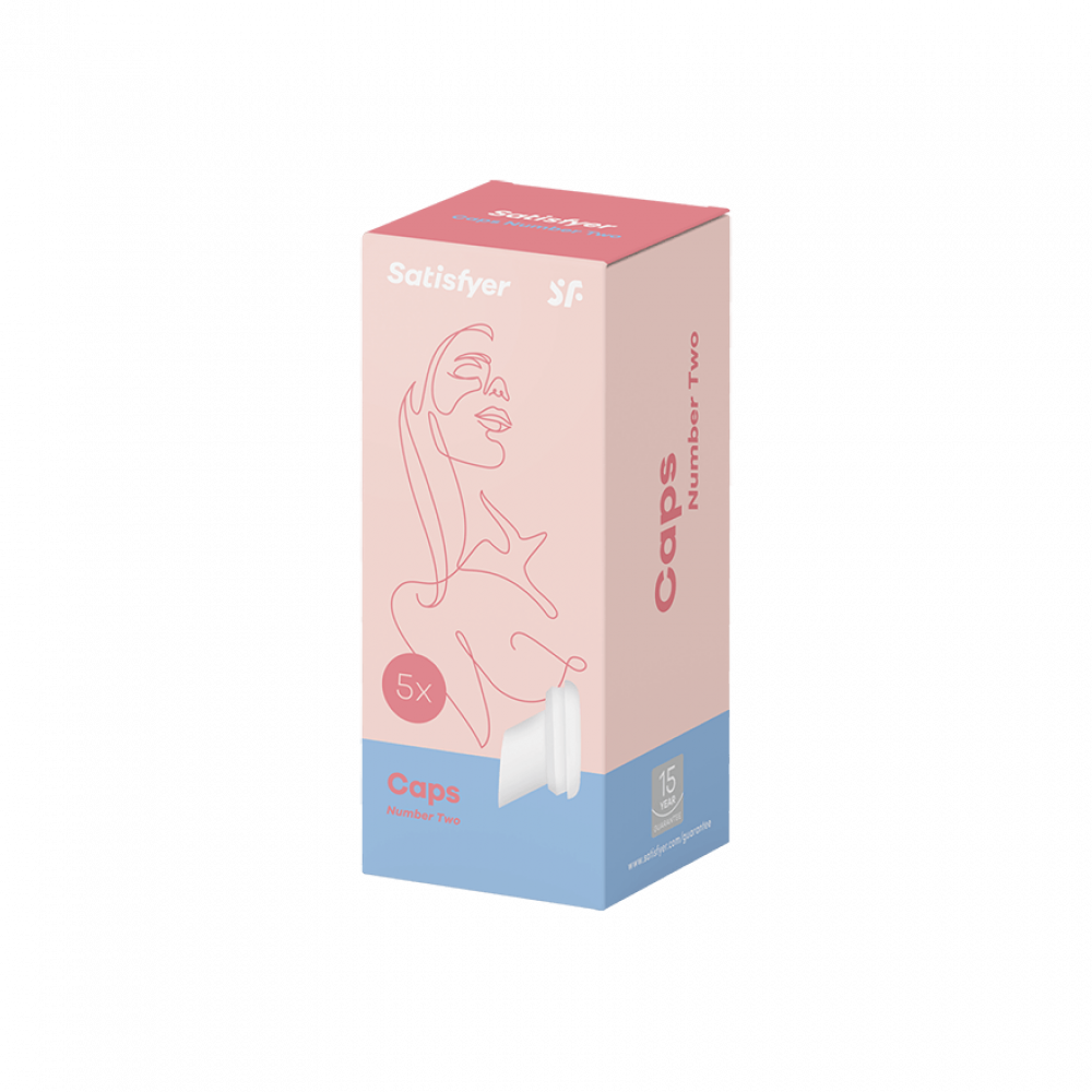 Вибратор - T360910 Сменная насадка на вакуумный стимулятор Satisfyer Number Two Climax Tips 1
