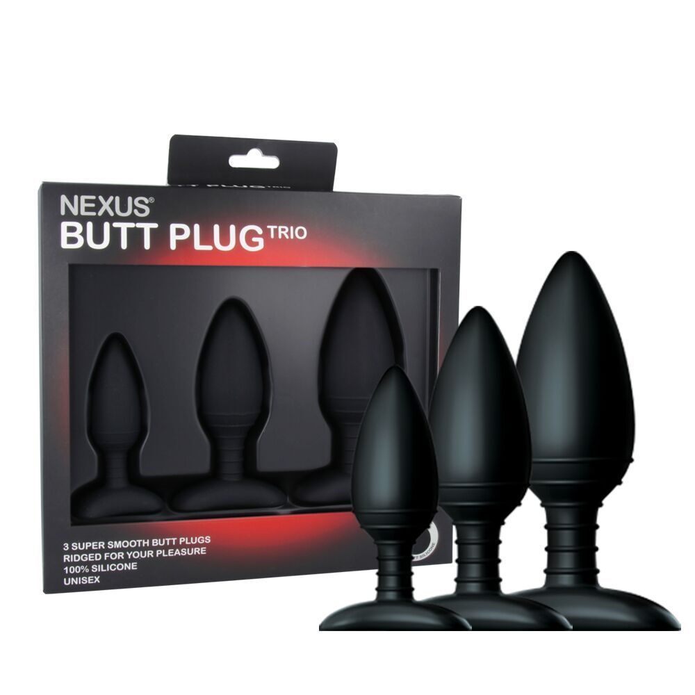 Секс игрушки - Набор анальных пробок Nexus Butt Plug Trio (мятая упаковка!!!)