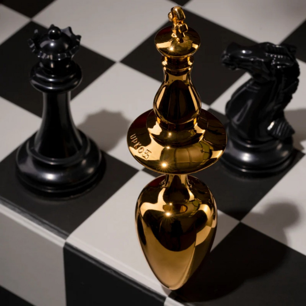 Анальные игрушки - Анальная пробка Король из коллекции ,,Шахматы,, UPKO The Chess Collection-King