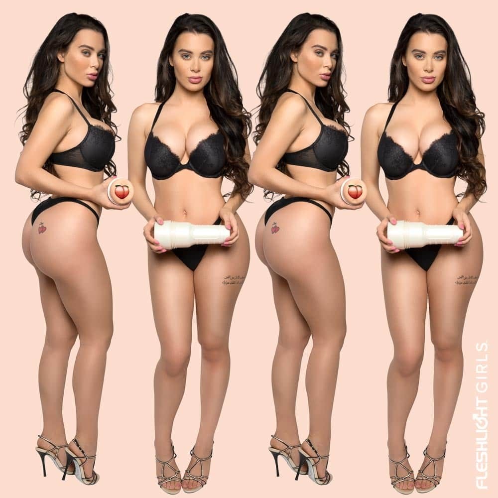 Секс игрушки - Мастурбатор анус в колбе Fleshlight Girls Lana Rhoades, киберкожи (Superskin), телесный 8