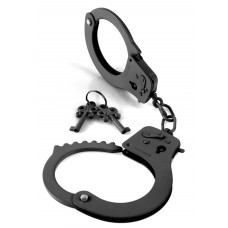 Наручники металлические Pipedream Fetish Designe с ключами, черные
