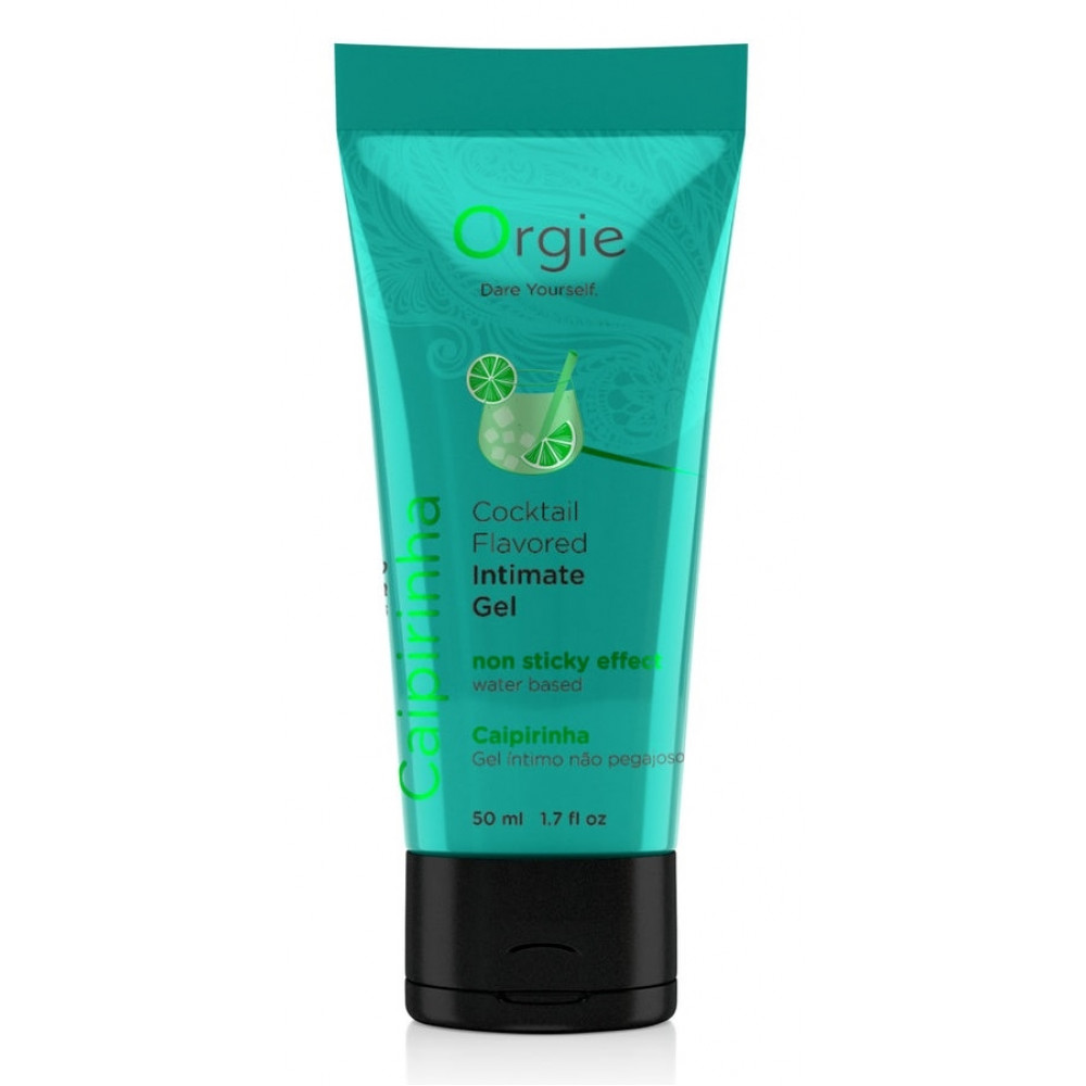 Лубриканты - Оральный лубрикант Orgie Cocktail Flavored Intimate Gel - Caipirinha, 50 ml