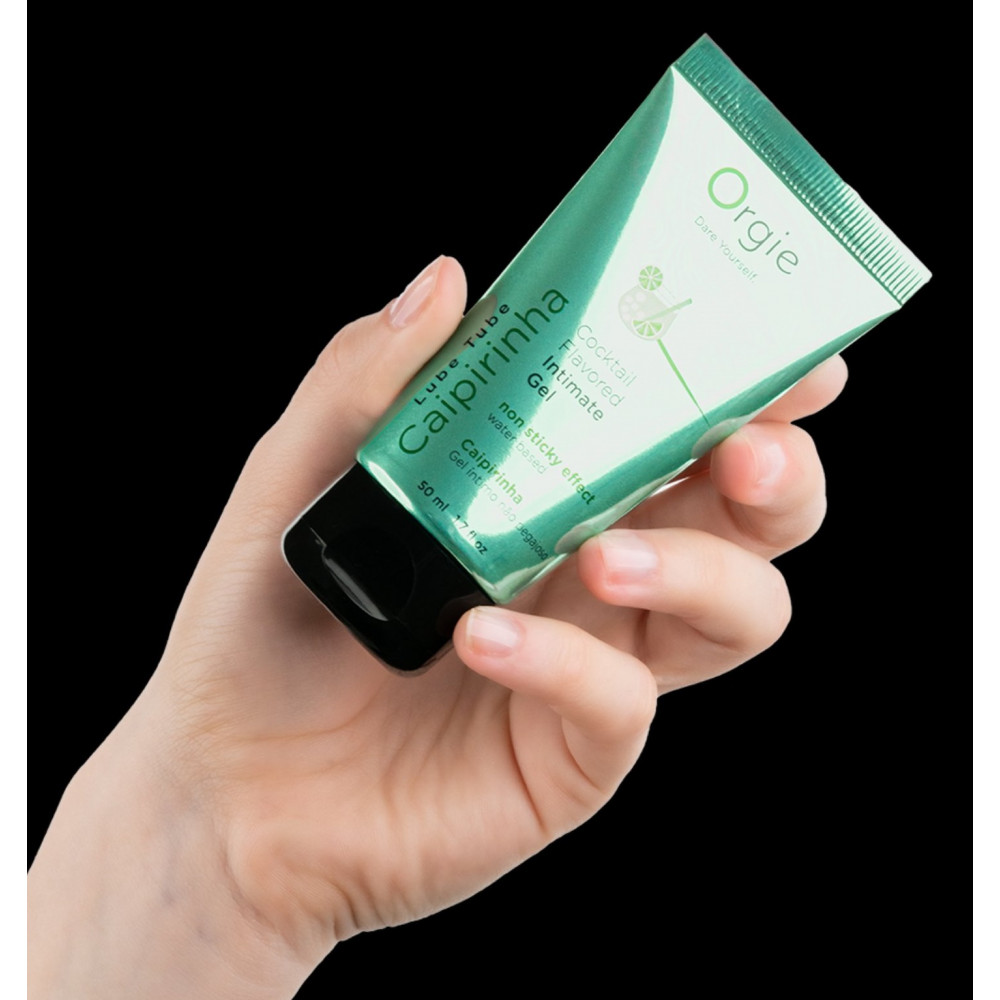 Лубриканты - Оральный лубрикант Orgie Cocktail Flavored Intimate Gel - Caipirinha, 50 ml 2