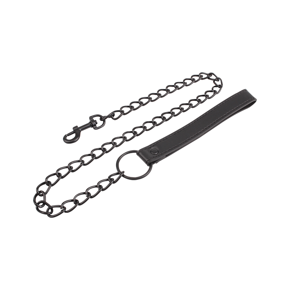 БДСМ игрушки - Поводок для ошейника Chisa Fierce Euphoria Fetish Connector, черный 1